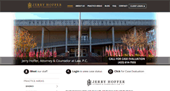 Desktop Screenshot of jerryhofferattorney.com